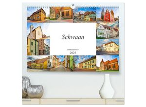 9783435233465 - Schwaan Impressionen (hochwertiger Premium Wandkalender 2025 DIN A2 quer) Kunstdruck in Hochglanz