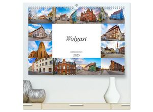 9783435234684 - Wolgast Impressionen (hochwertiger Premium Wandkalender 2025 DIN A2 quer) Kunstdruck in Hochglanz