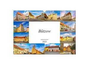 9783435234707 - Bützow Impressionen (Wandkalender 2025 DIN A3 quer) CALVENDO Monatskalender