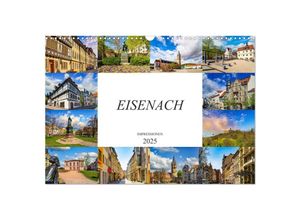 9783435237555 - Eisenach Impressionen (Wandkalender 2025 DIN A3 quer) CALVENDO Monatskalender