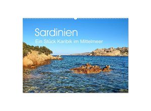 9783435237906 - Sardinien - Ein Stück Karibik im Mittelmeer (Wandkalender 2025 DIN A2 quer) CALVENDO Monatskalender