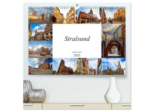 9783435238217 - Stralsund Stadtansichten (hochwertiger Premium Wandkalender 2025 DIN A2 quer) Kunstdruck in Hochglanz