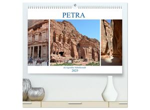 9783435238354 - PETRA die legendäre Nabatäerstadt (hochwertiger Premium Wandkalender 2025 DIN A2 quer) Kunstdruck in Hochglanz