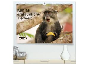 9783435240081 - Kenias erstaunliche Tierwelt (hochwertiger Premium Wandkalender 2025 DIN A2 quer) Kunstdruck in Hochglanz