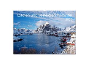 9783435243013 - Lofoten und Vesterålen im Winter (Wandkalender 2025 DIN A2 quer) CALVENDO Monatskalender