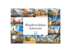 9783435243143 - Wunderschönes Schwerin (Wandkalender 2025 DIN A3 quer) CALVENDO Monatskalender