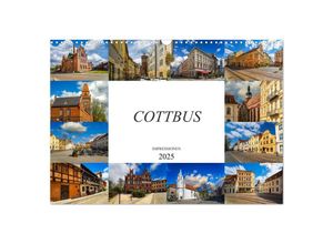 9783435243327 - Cottbus Impressionen (Wandkalender 2025 DIN A3 quer) CALVENDO Monatskalender