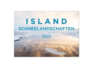 9783435243549 - ISLAND - Schneelandschaften (Wandkalender 2025 DIN A2 quer) CALVENDO Monatskalender