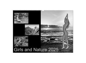 9783435243747 - Girls and Nature (Wandkalender 2025 DIN A2 quer) CALVENDO Monatskalender