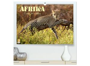 9783435245604 - Afrika - Zauber der Wildnis (hochwertiger Premium Wandkalender 2025 DIN A2 quer) Kunstdruck in Hochglanz