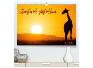 9783435246700 - Safari Afrika (hochwertiger Premium Wandkalender 2025 DIN A2 quer) Kunstdruck in Hochglanz