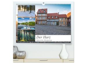 9783435246755 - Der Harz - Malerisches Mittelgebirge (hochwertiger Premium Wandkalender 2025 DIN A2 quer) Kunstdruck in Hochglanz