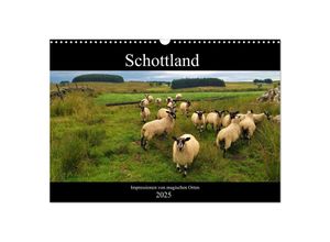 9783435248766 - Schottland - Impressionen von magischen Orten (Wandkalender 2025 DIN A3 quer) CALVENDO Monatskalender