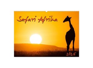 9783435251278 - Safari Afrika (Wandkalender 2025 DIN A2 quer) CALVENDO Monatskalender