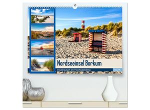 9783435253333 - Nordseeinsel Borkum - Inselrausch im Hochseeklima (hochwertiger Premium Wandkalender 2025 DIN A2 quer) Kunstdruck in Hochglanz