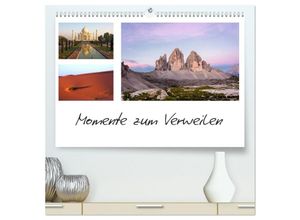 9783435253548 - Momente zum Verweilen (hochwertiger Premium Wandkalender 2025 DIN A2 quer) Kunstdruck in Hochglanz