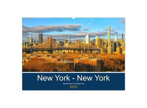 9783435253982 - New York - New York Impressionen der Mega-City (Wandkalender 2025 DIN A2 quer) CALVENDO Monatskalender