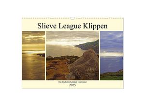 9783435254392 - Slieve League Klippen die höchsten Klippen von Irland (Wandkalender 2025 DIN A3 quer) CALVENDO Monatskalender