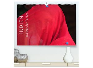 9783435256341 - Indien - im Meer der Farben (hochwertiger Premium Wandkalender 2025 DIN A2 quer) Kunstdruck in Hochglanz