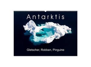 9783435257225 - Antarktis Gletscher Robben Pinguine (Wandkalender 2025 DIN A2 quer) CALVENDO Monatskalender