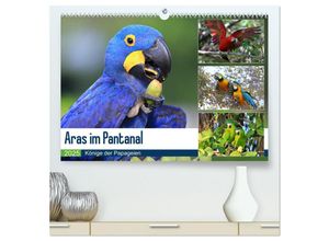 9783435258154 - Aras im Pantanal (hochwertiger Premium Wandkalender 2025 DIN A2 quer) Kunstdruck in Hochglanz