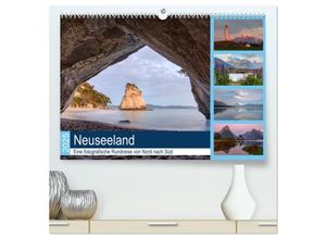 9783435258345 - Neuseeland - Eine fotografische Rundreise von Nord nach Süd (hochwertiger Premium Wandkalender 2025 DIN A2 quer) Kunstdruck in Hochglanz