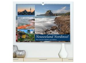 9783435258420 - Neuseeland Nordinsel - Das Land der Hobbits und Vulkane (hochwertiger Premium Wandkalender 2025 DIN A2 quer) Kunstdruck in Hochglanz