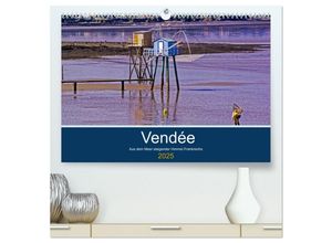 9783435260850 - Vendée Aus dem Meer steigender Himmel Frankreichs (hochwertiger Premium Wandkalender 2025 DIN A2 quer) Kunstdruck in Hochglanz