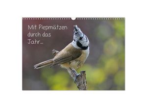 9783435262120 - Mit Piepmätzen durch das Jahr  (Wandkalender 2025 DIN A3 quer) CALVENDO Monatskalender