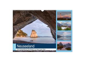 9783435262830 - Neuseeland - Eine fotografische Rundreise von Nord nach Süd (Wandkalender 2025 DIN A3 quer) CALVENDO Monatskalender