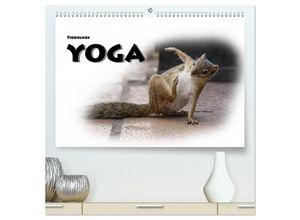 9783435264346 - Tierisches Yoga (hochwertiger Premium Wandkalender 2025 DIN A2 quer) Kunstdruck in Hochglanz