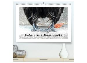 9783435266111 - Rabenhafte Augenblicke (hochwertiger Premium Wandkalender 2025 DIN A2 quer) Kunstdruck in Hochglanz