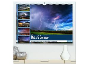 9783435267972 - Blitz & Donner (hochwertiger Premium Wandkalender 2025 DIN A2 quer) Kunstdruck in Hochglanz