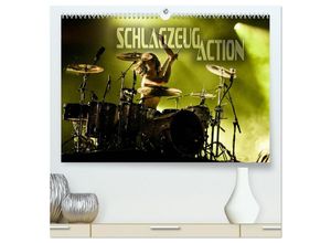 9783435267989 - Schlagzeug Action (hochwertiger Premium Wandkalender 2025 DIN A2 quer) Kunstdruck in Hochglanz