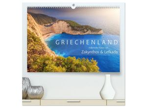 9783435268313 - Griechenland - Malerische Küsten auf Zakynthos und Lefkada (hochwertiger Premium Wandkalender 2025 DIN A2 quer) Kunstdruck in Hochglanz