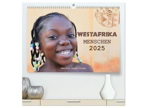 9783435268894 - Westafrika Menschen 2025 (hochwertiger Premium Wandkalender 2025 DIN A2 quer) Kunstdruck in Hochglanz