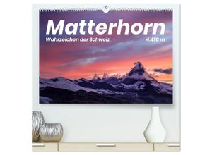 9783435269044 - Matterhorn - Wahrzeichen der Schweiz (hochwertiger Premium Wandkalender 2025 DIN A2 quer) Kunstdruck in Hochglanz