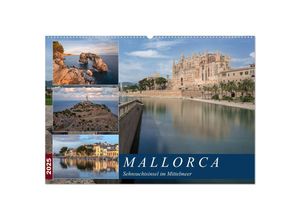 9783435270002 - Mallorca Sehnsuchtsinsel im Mittelmeer (Wandkalender 2025 DIN A2 quer) CALVENDO Monatskalender