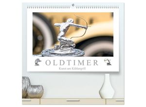 9783435271399 - Oldtimer - Kunst am Kühlergrill (hochwertiger Premium Wandkalender 2025 DIN A2 quer) Kunstdruck in Hochglanz