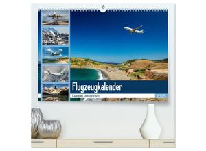 9783435271801 - Flugzeugkalender 2025 (hochwertiger Premium Wandkalender 2025 DIN A2 quer) Kunstdruck in Hochglanz