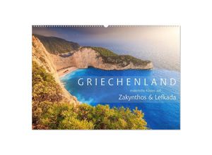 9783435272563 - Griechenland - Malerische Küsten auf Zakynthos und Lefkada (Wandkalender 2025 DIN A2 quer) CALVENDO Monatskalender