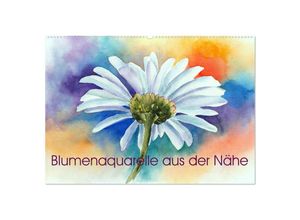 9783435272570 - Blumenaquarelle aus der Nähe (Wandkalender 2025 DIN A2 quer) CALVENDO Monatskalender