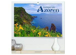 9783435273089 - Archipel der Azoren im Nordatlantik (hochwertiger Premium Wandkalender 2025 DIN A2 quer) Kunstdruck in Hochglanz