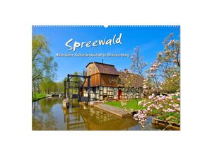 9783435275113 - Spreewald - Malerische Kulturlandschaft in Brandenburg (Wandkalender 2025 DIN A2 quer) CALVENDO Monatskalender