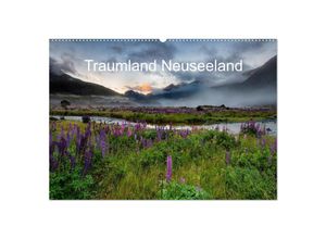 9783435275137 - Traumland Neuseeland (Wandkalender 2025 DIN A2 quer) CALVENDO Monatskalender