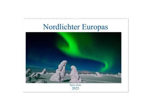 9783435275427 - Nordlichter Europas (Wandkalender 2025 DIN A2 quer) CALVENDO Monatskalender