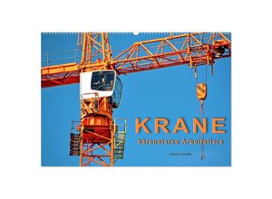 9783435277582 - Krane - bärenstarke Arbeitstiere (Wandkalender 2025 DIN A2 quer) CALVENDO Monatskalender