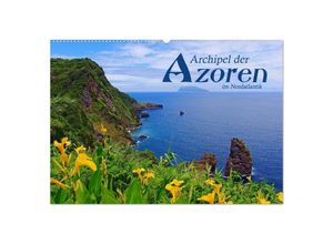 9783435277797 - Archipel der Azoren im Nordatlantik (Wandkalender 2025 DIN A2 quer) CALVENDO Monatskalender