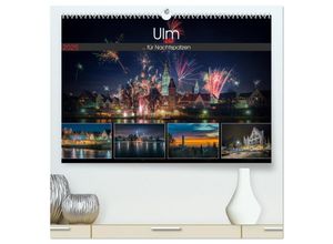 9783435281091 - Ulm für Nachtspatzen (hochwertiger Premium Wandkalender 2025 DIN A2 quer) Kunstdruck in Hochglanz