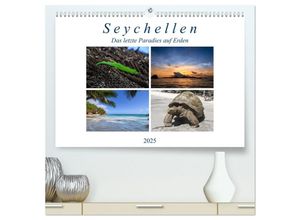 9783435283927 - Seychellen - Das letzte Paradies auf Erden (hochwertiger Premium Wandkalender 2025 DIN A2 quer) Kunstdruck in Hochglanz